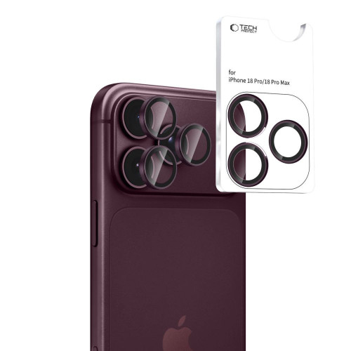 OsŁona Aparatu Tech-protect Camring Fit+ Iphone 18 Pro / Max Burgundy, Ansicht 2
