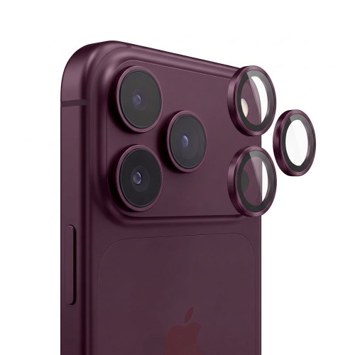 OsŁona Aparatu Tech-protect Camring Fit+ Iphone 18 Pro / Max Burgundy, Ansicht 3