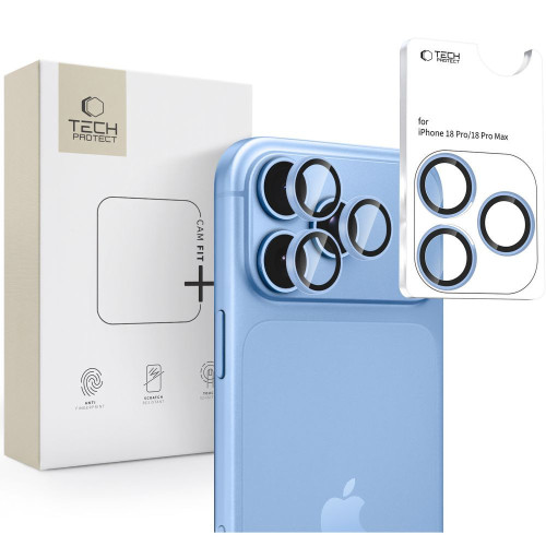 OsŁona Aparatu Tech-protect Camring Fit+ Iphone 18 Pro / Max Light Blue