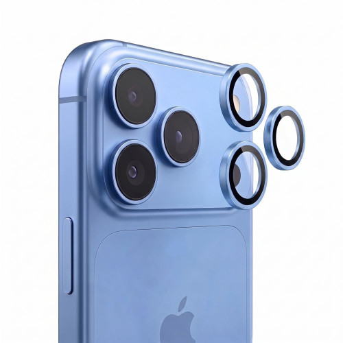 OsŁona Aparatu Tech-protect Camring Fit+ Iphone 18 Pro / Max Light Blue, pohled 3