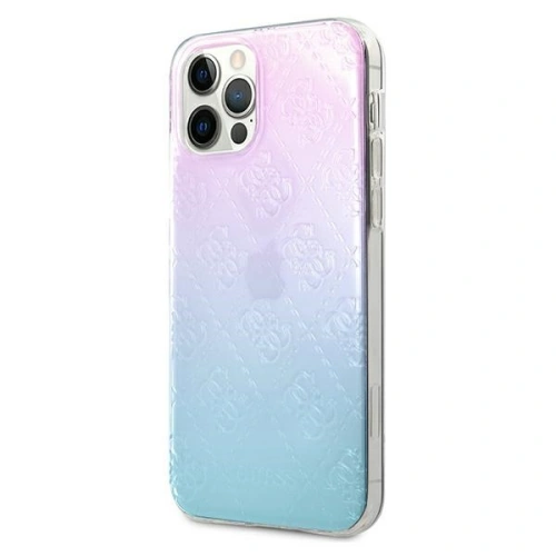 Hybrydowe etui Guess z 3D wzorem, doskonałe dopasowanie do iPhone 12 Pro Max.