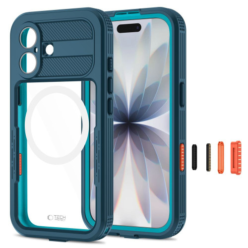 Tech-protect Shellbox Magsafe Ip68 Iphone 17 Ocean Blue, nézet 2