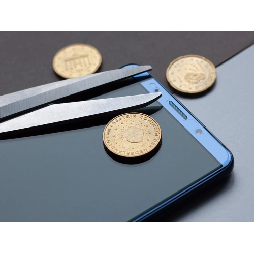 Folia ochronna 3MK ARC SE z otworami na czujniki i przyciski dla Galaxy S8 Plus.